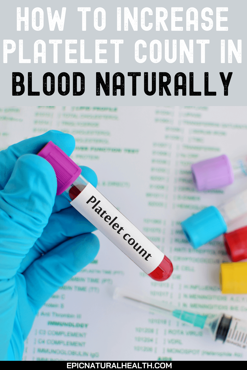 How to Increase Platelet Count in Blood Naturally