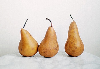 Pears are one of the best fruits for helping you to get rid of constipation fast