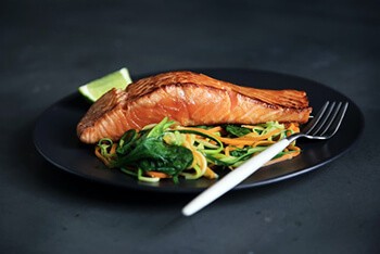 Salmon has omega-3 which increases weight loss
