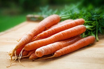 Vitamin A rich food like carrots are essential in the production of healthy platelets