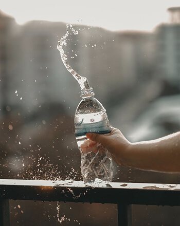 Water is essential for encouraging the movement of food through the colon