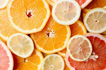 citrus fruits have naringenin which prevents hyaluronic acid from breaking down in the body
