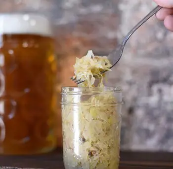 sauerkraut are packed full of healthy probiotics to help relieve constipation