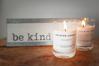 scented candles is a quick short term solution for odors