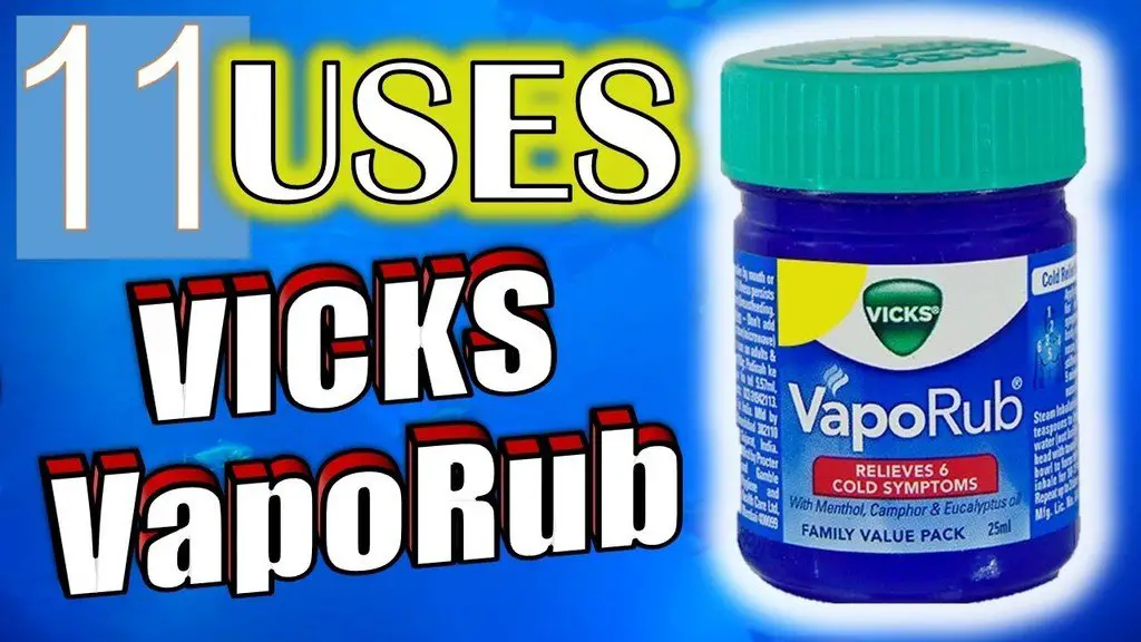 11 uses of vicks vaporub