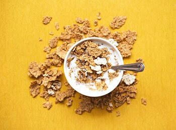 Replace breakfast cereals with whole grains