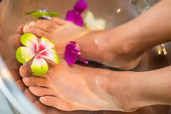Wash your foot to remove lingering bacteria