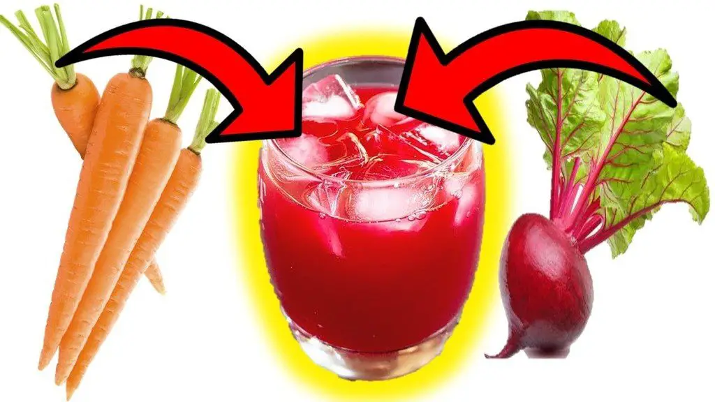 carrot and beetroot juice