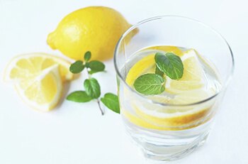 drink lots of water and try to add a squeeze of lemon