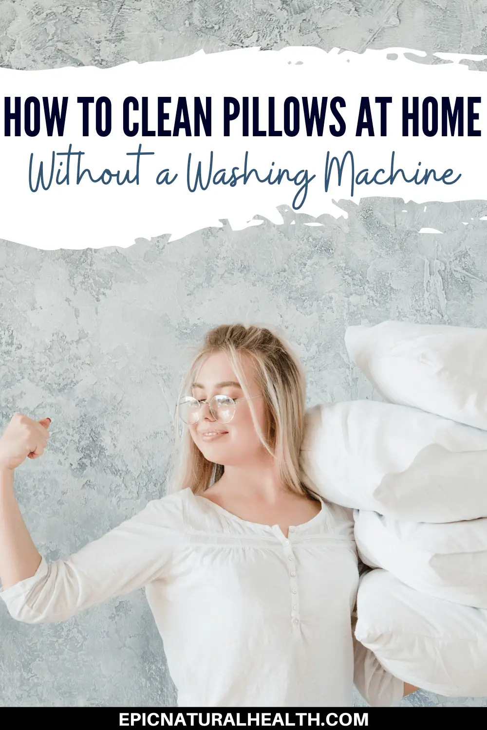 how to clean pillows at home without a washing machine