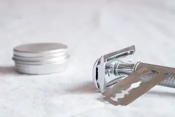 Acetone can be used to sanitize razor blades