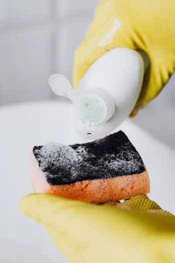 Disinfect your sponges using zoflora