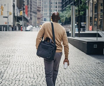 Go for a walk during lunch breaks to shift excess weight