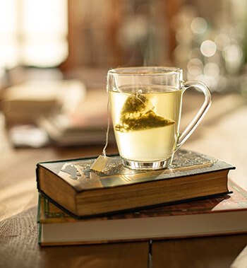Herbal tea decreases inflammation and rebalances hormones easing the symptoms of fibroids