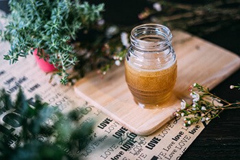 Mix honey and sugar to make a lip scrub