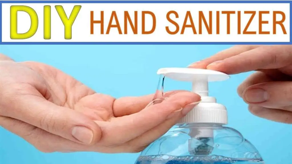 diy hand sanitizer