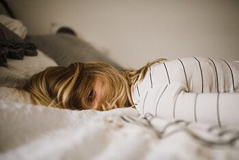 Lack of sleep can cause sunken eyes