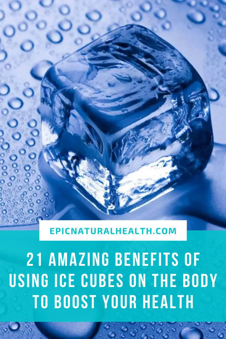 amazing benefits of using ice cubes on the body