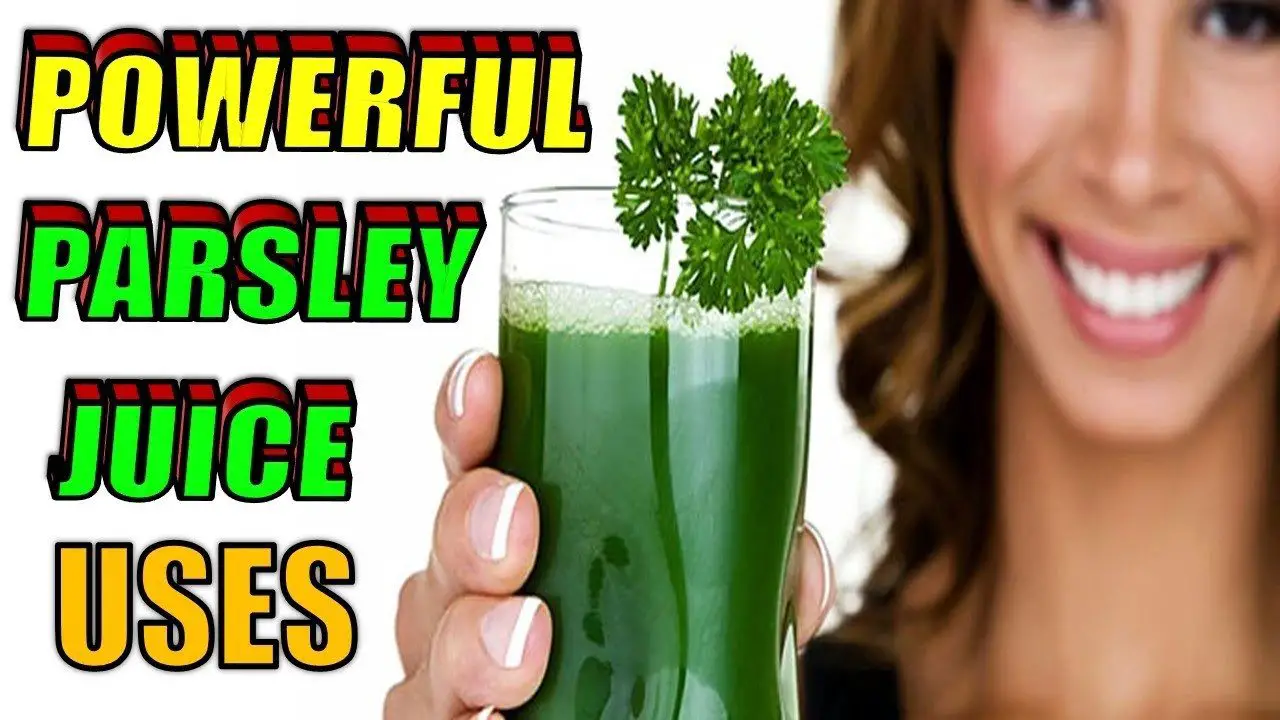 parsley and apple juice benefits