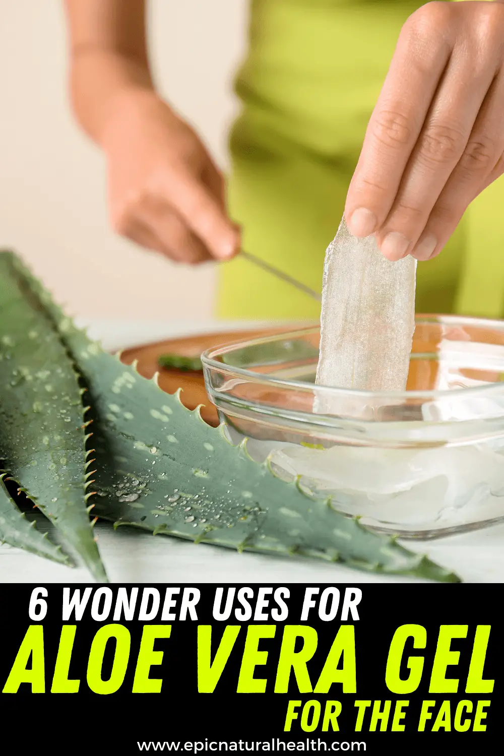 uses of aloe vera gel for the face
