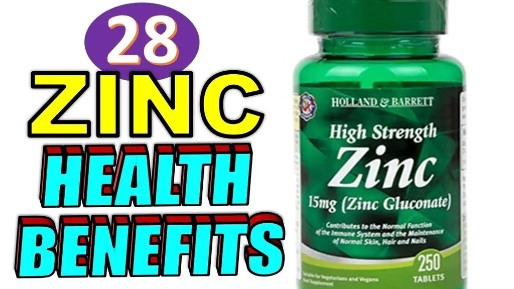 zinc health benefits