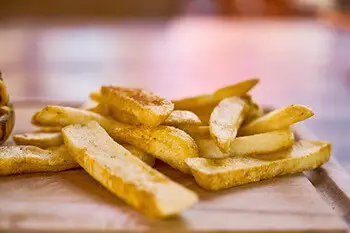 avoid eating burnt fries