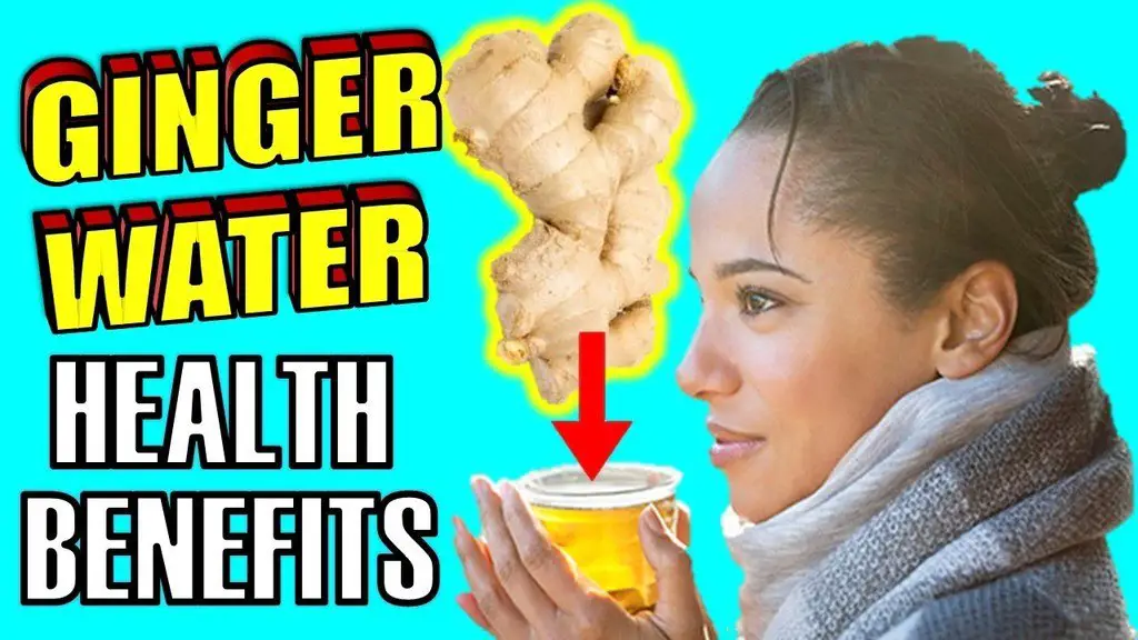 ginger water health benefits