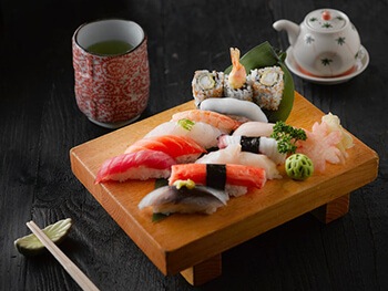 raw fish may contain parasites