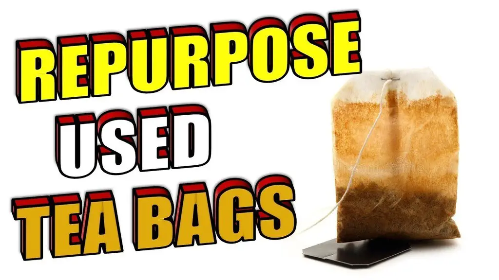 repurpose used teabags