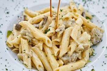 reuse tea bag to add flavor to your pasta