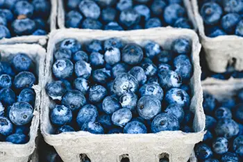 blueberries are rich in antioxidants that support hair growth