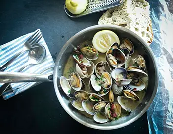 clams are rich in vitamin b12 that are great for hair growth and can reduce graying