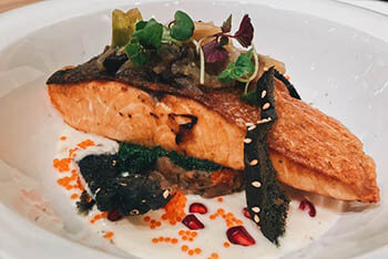 salmon dish