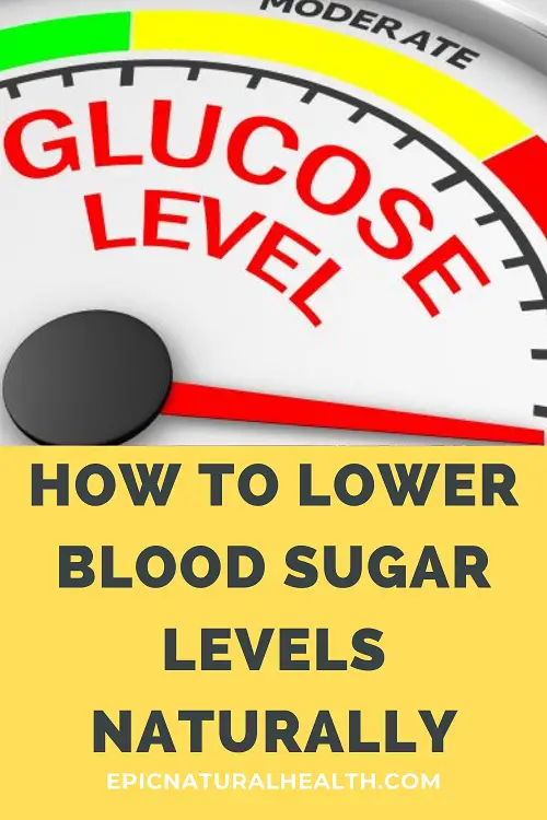 how to lower blood sugar levels naturally