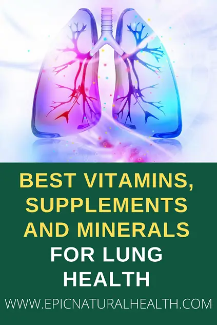 vitamins, supplements, minerals for lung health