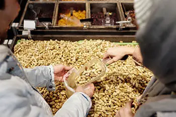 peanuts in local supermarket
