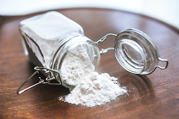 baking soda inside container