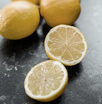 sliced lemon