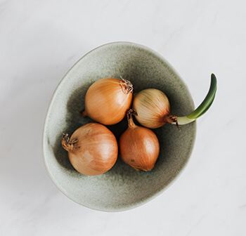 onions on a bowl