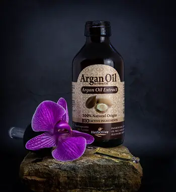 argan oil bottle