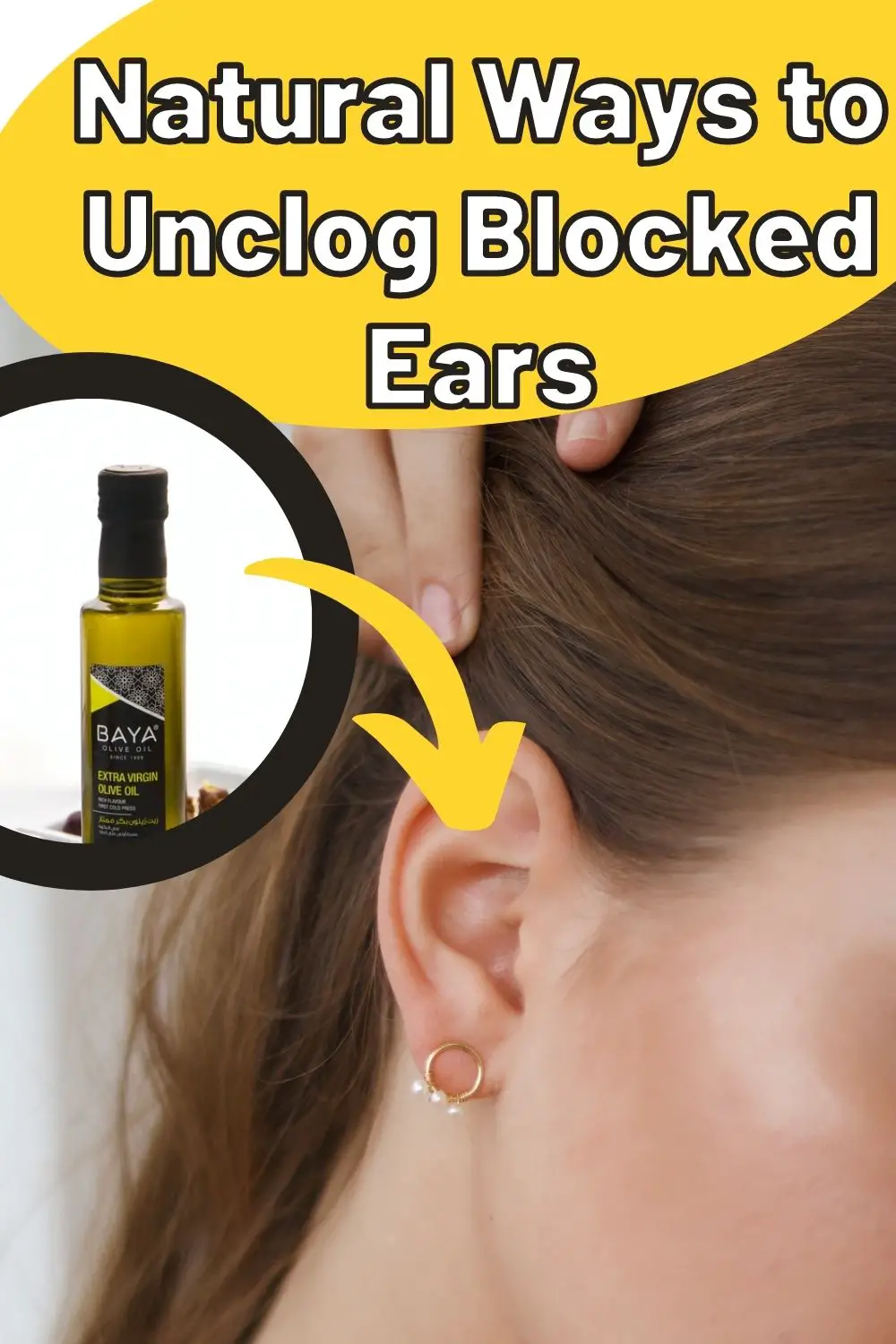 natural ways to unclog blocked ears
