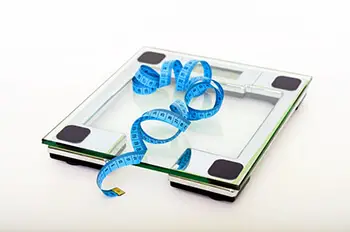 tape measure and weighing scale