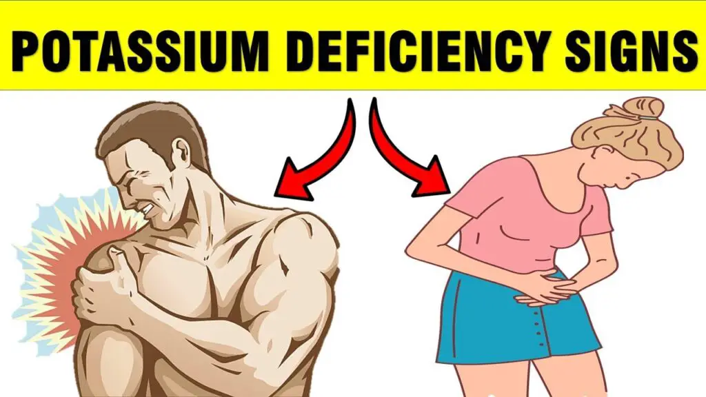 potassium deficiency signs