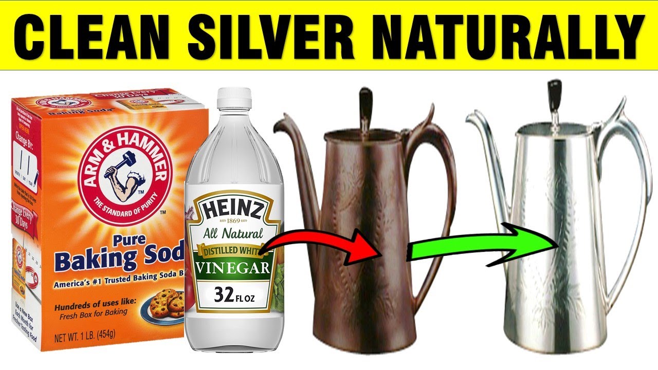 how to clean silver naturally