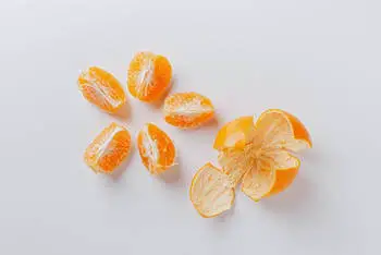 orange and orange peel